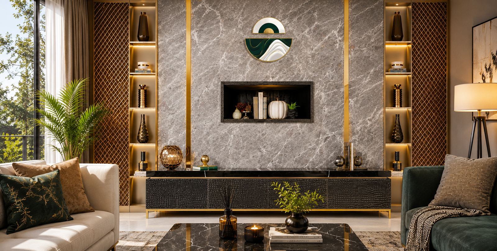 UV HDPC Marble Panels