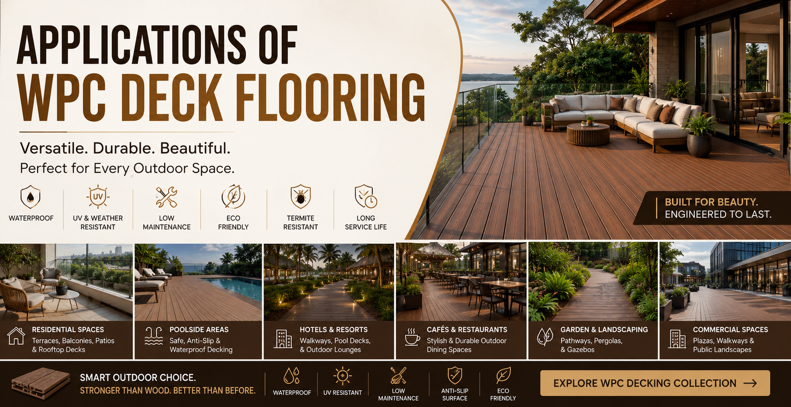 WPC Deck Flooring Manufacturer in India