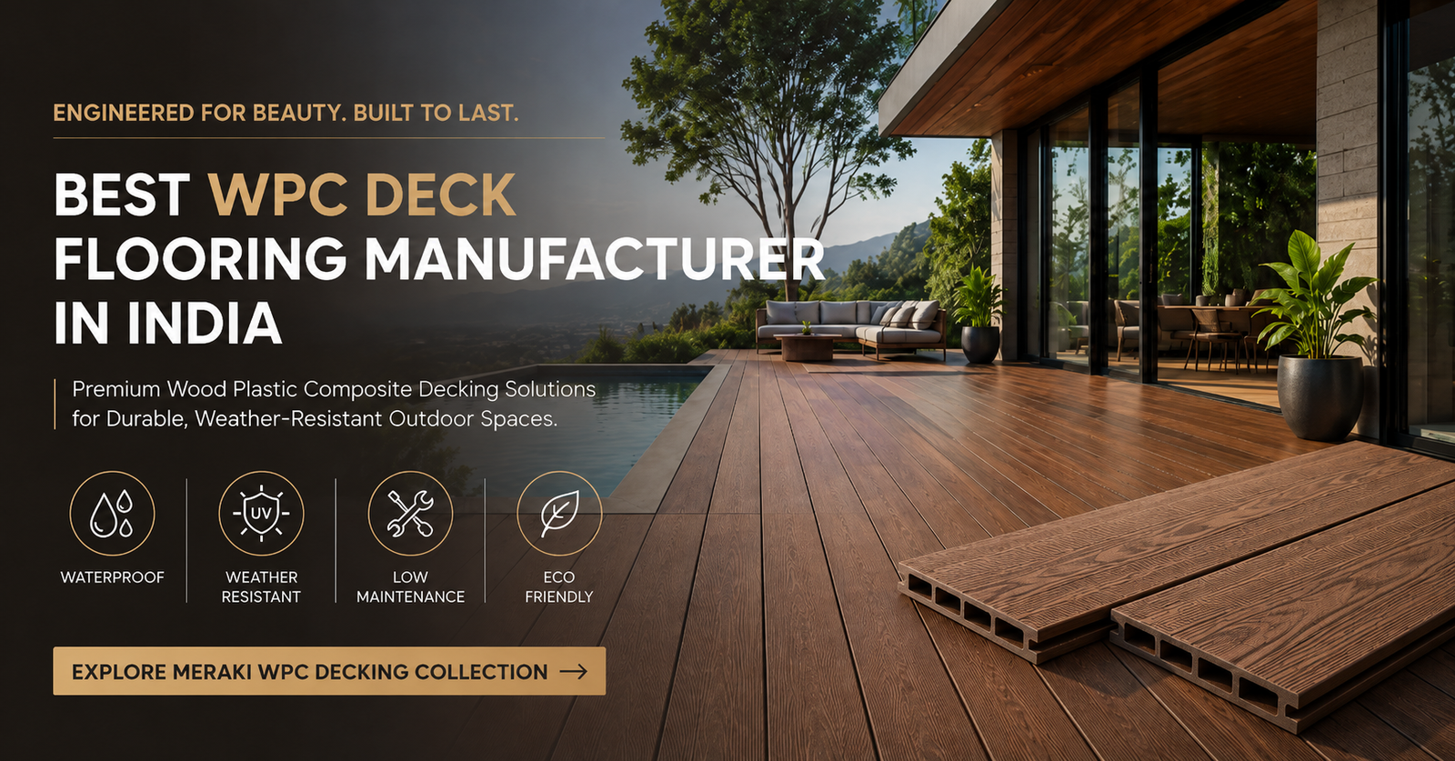 Best WPC Deck Flooring Manufacturer in India