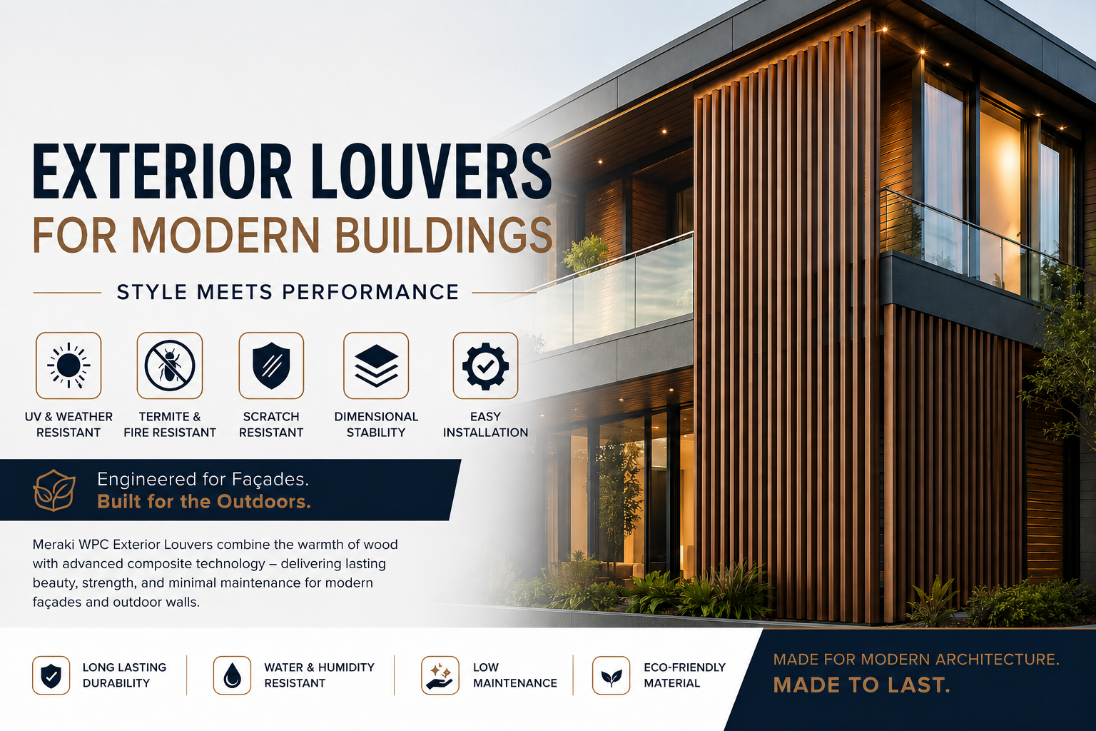 Exterior Louvers for Modern Buildings: Style Meets Performance